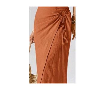 Elegant Rust Skirt